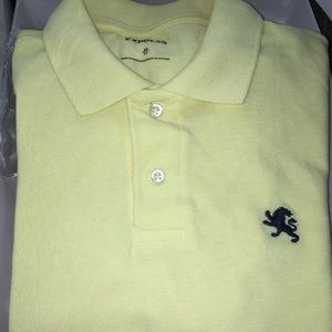 Express Pique Polo XS Yellow
